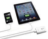 Sony External Battery Pack and Charger 4000 mAh for the New iPad 3, iPad 2, iPad, iPad 3rd Generation, iPhone , iPhone 4S , iPod, iTouch with CCM 6 feet USB Sync Cable