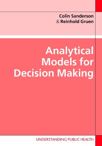 Textbook Cover for Analytical Models for Decision Making