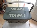 Seed & Trowel ~ Wooden Basket ~ Decorative & Functional