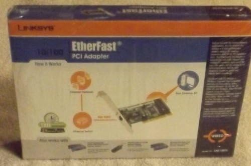 Linksys EtherFast LNE100TX 10/100Mbps Ethernet PCI Adapter - Retail Box