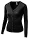 J.TOMSON Womens Basic Long Sleeve Cardigan Sweater