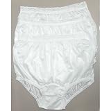 Caroler Nylon Lace Trim Briefs #3945