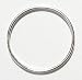 2 pcs .925 Sterling Silver Round Closed Jump Ring Hoop Connector / 1.2mm Flat Wire / Findings / Bright
