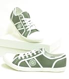 Produkt-Bild: Herren Textil Sneaker khaki / wei&szlig;