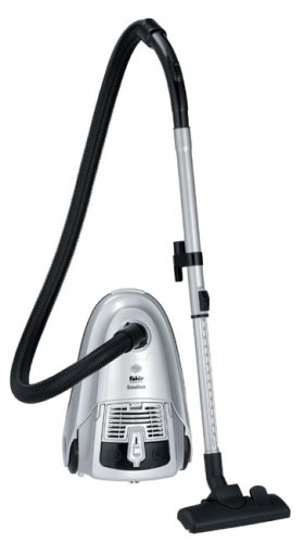 Fakir EMOTION 2400 Bodenstaubsauger 2400 Watt / silber / Hartbodendüse / Fugendüse / Möbelbürste / HEPA-Filter