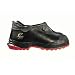 ONGUARD 89820 PVC Gator S2R Shoe with Red Lug Outsole, 12" Height, Black, Size Small