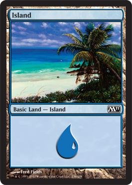 Magic: the Gathering - Island (#236) - Magic 2011 - Foil