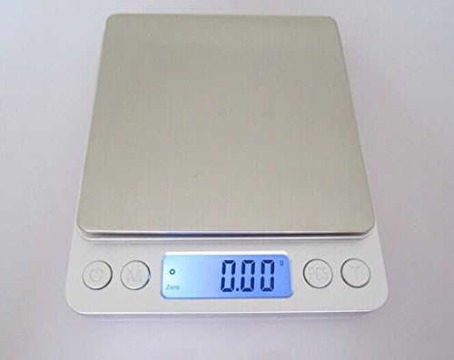 MiiHome Smart Weigh Digital Pro Pocket Scale with Back-lit LCD Display, Hold Feature and 2000 x 0.1g Capacity