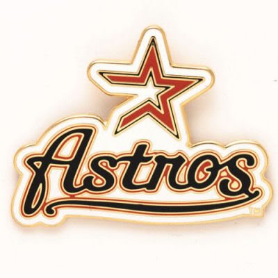 HOUSTON ASTROS OFFICIAL LOGO GOLD LAPEL PIN