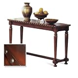 Office Reception Area Magazine Decorative Table Walnut