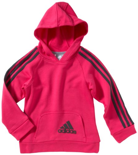 Adidas Kinder Kapuzensweatshirt Yg 3S Ess, radiant pink f10/dark shale, 152, P90656