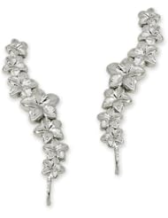 The Ear Pin Sterling Silver Hawaiis Plumeria Graduating Flowers Earrings