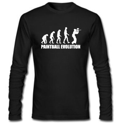 PAINTBALL EVOLUTION -Herren Langarm Longsleeve 
