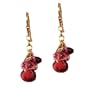 14K Gold Garnet Cluster Briolette Earrings by Suz Andreasen MADE IN AMERICA