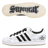 IMAGE OF Adidas Men's Superstar Sign Off Casual Shoe Black, White (11)
