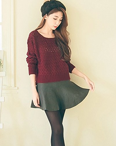 レディース ニット スカート ツーピース ニット 冬物 フェミニン 可愛いスカーフ付き ST108