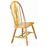 Sunset Selections Keyhole Chair Finish: Rich Honey Light Oak