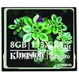 Kingston Elite Pro 8 GB 133x CompactFlash Memory Card CF/8GB-S2