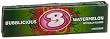 Bubblicious Watermelon Bubble Gum, 5-Piece Packages (Pack of 36)