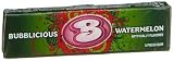 Bubblicious Watermelon Bubble Gum, 5-Piece Packages (Pack of 36)