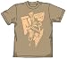 NARUTO疾風伝 サスケアクションTシャツ サンドカーキ サイズ:XS