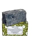 Savon à lArgile Noire de Minuit et au Beurre de Karité bio, produit Naturel Fait A La Main, Riche en Minéraux 135g