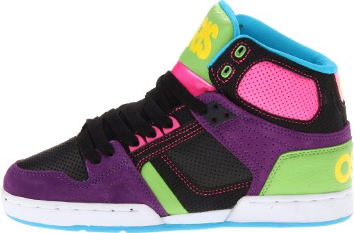 Osiris Women's NYC 83 SLM Skate Shoe,Multi/Black/Lime,10 M US Osiris Women's NYC 83 SLM Skate Shoe,Multi/Black/Lime,10 M US