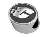 Central Michigan CMU Collegiate Bead Fits Most Pandora Style Bracelets Including Pandora, Chamilia, Biagi, Zable, Troll and More. High Quality Bead in Stock for Immediate Shipping