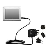 International Wall Home AC Charger for the Amcor Navigation GPS 3750 - uses Gomadic TipExchange Technology