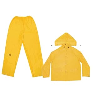 CLC Rain Wear R1062X .10MM 3-Piece PVC Rain Suit - 2XLarge by Custom Leathercraft