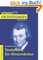 K�nigs Erl�uterungen und Materialien, Bd.62, Deutschland. Ein Winterm�rchen
