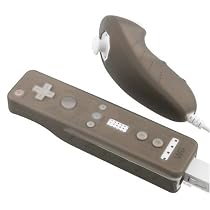 Easy Slip-On Silicone Skin Case for Nintendo Wii Remote Control & Nunchuk, Smoke