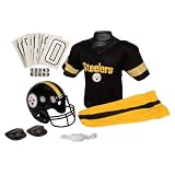 Pittsburgh Steelers Youth Nfl Deluxe Helmet And Uniform Set