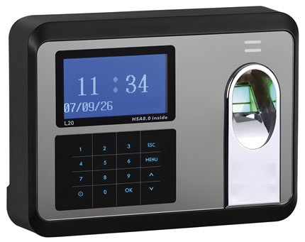 Biometric Fingerprint & PIN Entry Time Clock Attendance System F-52