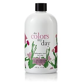 she colors my day | color your water green charity bubble bath | philosophy