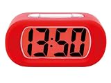 Karlsson Gummy Alarm Clock, Red