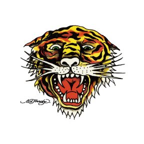 Ed Hardy Tiger Temporary Tattoo