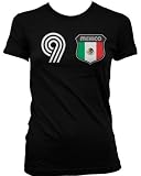 Mexico Crest International Retro Soccer Juniors T-shirt, Mexican National Pride Juniors Shirt