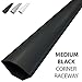 Electriduct Medium Corner Duct Cable Raceway (1150 Series) - 5 Feet - Black
