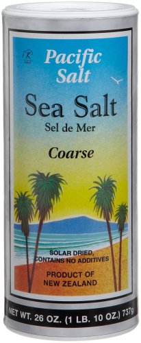 Pacific Salt Coarse Sea Salt, 26-Ounce Boxes (Pack of 6)