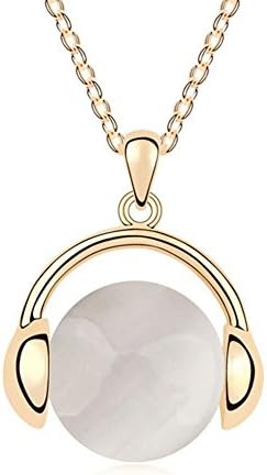 HelloAngela Lady "The Sound of Music" Korean Style Crystal Short Necklace(C1)