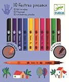 Djeco 10 Classic Felt Tip Brushes