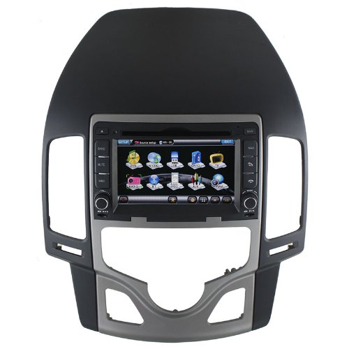 Rupse 6.2 Zoll HD Touchscreen DVD GPS Navigation Player mit BT iPod Control, PIP RDS für Hyundai i30