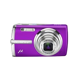 Olympus Mju 1010 Digital Camera - Electric Purple (10.1MP, 7x Optical Zoom) 2.7" LCD, 1GB Kit (inc 1GB xD Picture-Card)