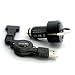 Gekiten Dual USB Car Charger 3.1A �u���b�N �� GE-IP023-BK �y�A�b�v�� �A���h���C�h �Ή� USB�[�d�P�[�u���t�� �z