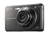 Sony DSC-W300 Titanium-Coated Digital Camera - Black (13.6MP, 3x Optical Zoom) 2.7 LCD
