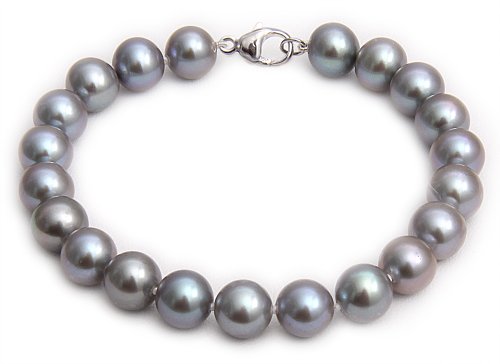 Kimura Pearls Damen Armschmuck 9 Karat (375) Wei&szlig;gold FGS8007 Preisvergleich