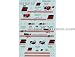 Microscale N Scale 48' Container Decal Set - Burlington Northern (BN) America Special 1991