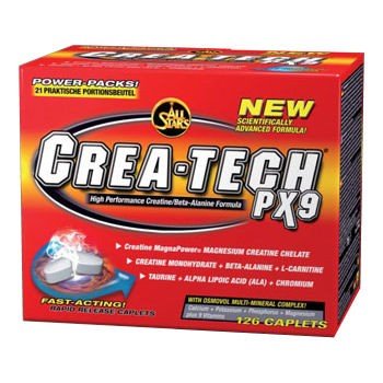 All Stars Crea-Tech PX9 - 126 Caplets - 1er Pack (1 x 315 g)