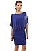 PattyBoutik Women's Cold Shoulder Batwing Blouson Dress